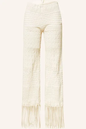 Nanushka Hose Miciel weiss