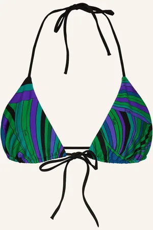 Puccini Triangel-Bikini-Top blau