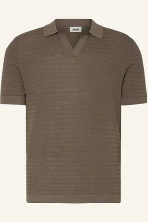 Drykorn Strick-Poloshirt Braian gruen