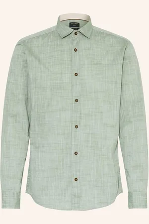 Olymp Trachtenhemd Casual Regular Fit gruen