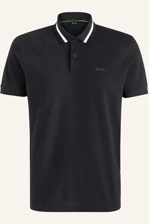 HUGO BOSS Piqué-Poloshirt Paddy Regular Fit blau