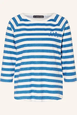 ELBSAND Shirt Celina Mit 3/4-Arm blau