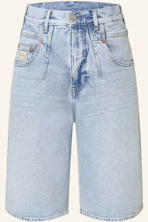 Herrlicher Jeans-Bermudas Brooke blau