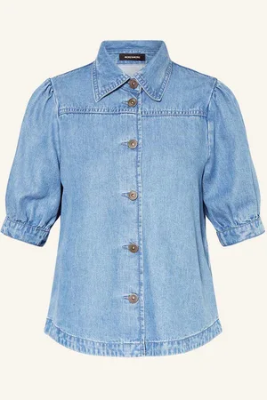 More & More Hemdbluse In Jeansoptik Mit 3/4-Arm