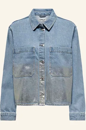 ONLY Jeansjacke blau