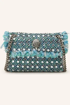 Kurt Geiger Umhängetasche Kensington Mini Mit Schmucksteinen blau