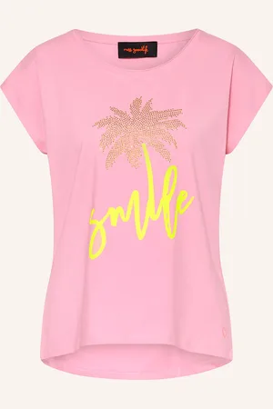 miss goodlife T-Shirt Mit Schmucksteinen rosa