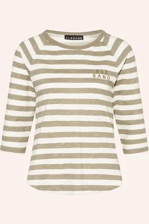 ELBSAND Shirt Celina Mit 3/4-Arm braun