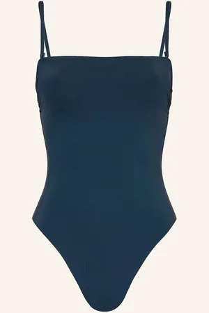 Calvin Klein Bandeau-Badeanzug grau