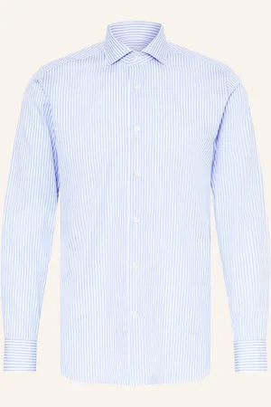 Tintoria Mattei Hemd Slim Fit blau