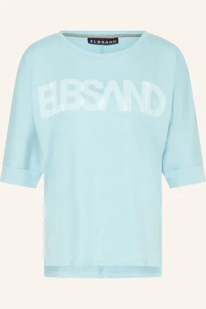 ELBSAND Shirt Imani Mit 3/4-Arm blau