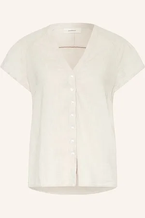 INWEAR Bluse Faridaiw Mit Leinen braun