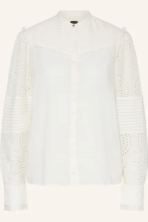 HUGO BOSS Bluse Bebrody Mit Lochspitze
