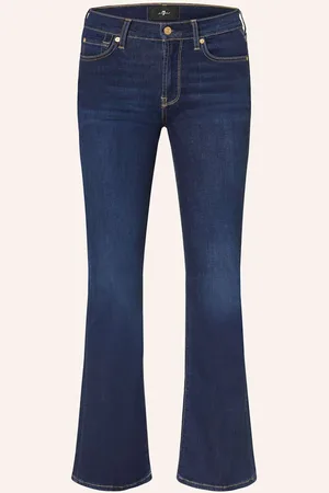 7 for all Mankind Flared Jeans Hw Ali blau