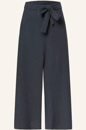 Herrlicher Leinen-Culotte Nelanie blau