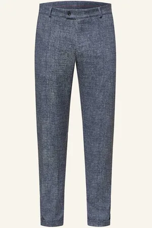 Club of Gents Anzughose Cg Clow Slim Fit Aus Jersey blau