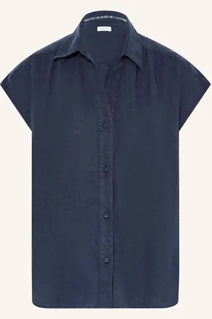 Seidensticker Blusenshirt Aus Leinen blau