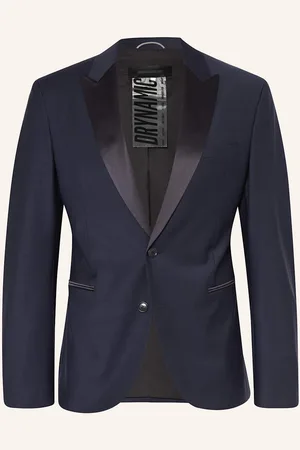 Drykorn Smoking-Sakko Lorient Slim Fit blau
