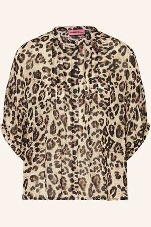 Frogbox Bluse Mit 3/4-Arm braun
