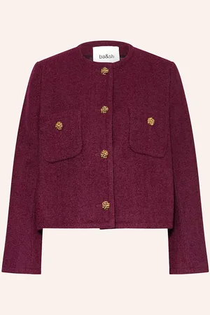 Bash Kastenjacke Meredith Aus Bouclé rot