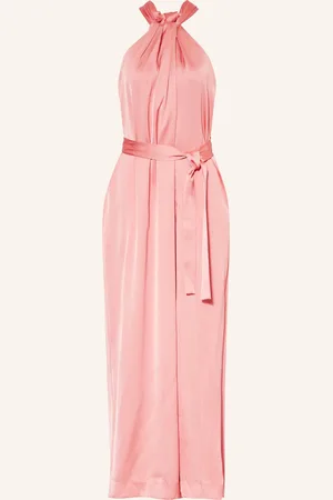 Reiss Jumpsuit Rosin Aus Satin orange