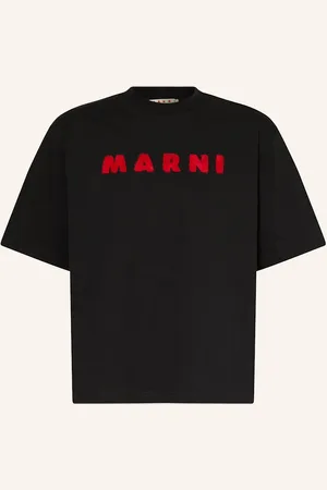 Marni T-Shirt Logo schwarz