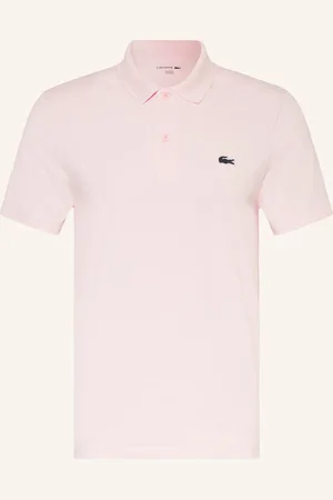 Lacoste Strick-Poloshirt Regular Fit rosa