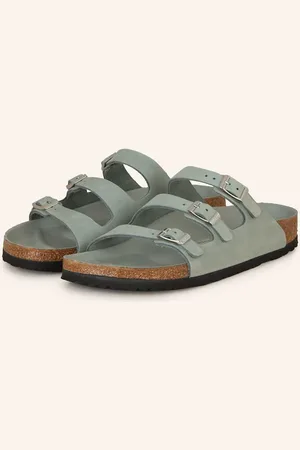 Birkenstock Pantoletten Florida Fresh grau