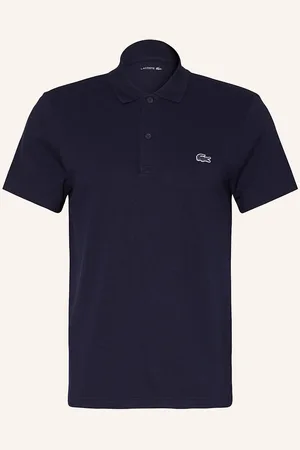 Lacoste Strick-Poloshirt Regular Fit blau