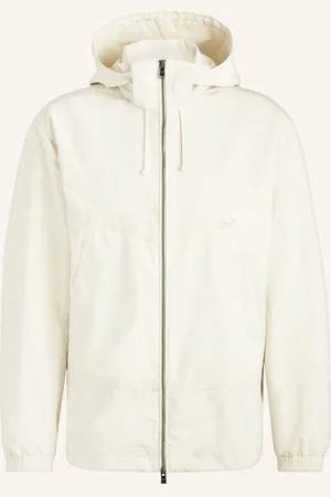 HUGO BOSS Jacke Cevento Mit Abnehmbarer Kapuze weiss