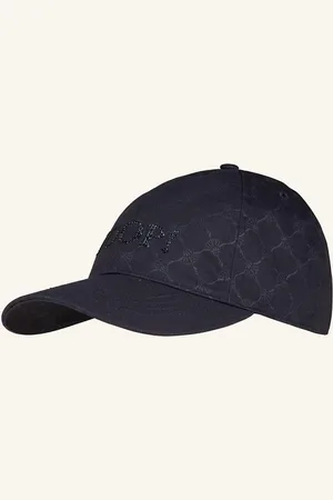JOOP! Cap Mit Schmucksteinen blau