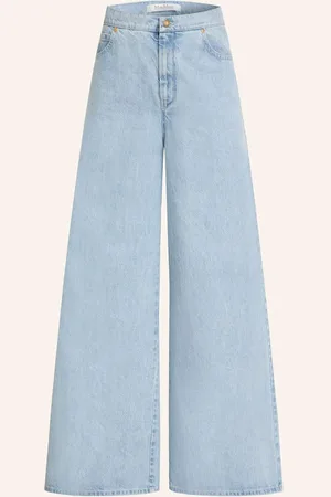 Max Mara Straight Jeans Affari blau