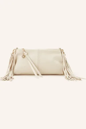 Maje Schultertasche beige