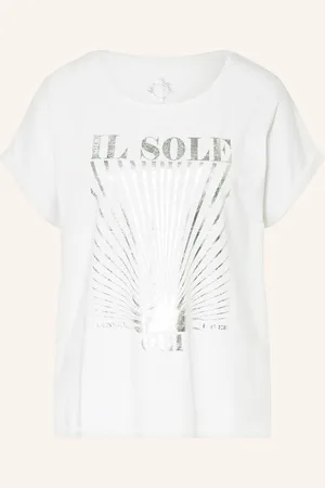 Oui T-Shirt weiss
