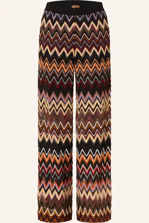 Missoni Strickhose braun