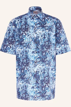 Olymp Kurzarm-Hemd Luxor Comfort Fit blau
