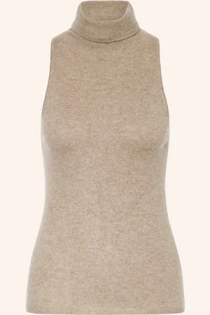 Almada Label Stricktop Vida Aus Cashmere braun