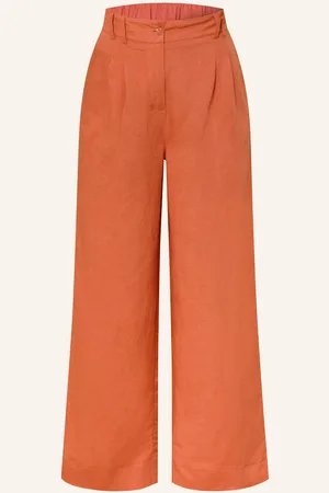Phase Eight Marlenehose Lottie Mit Leinen orange