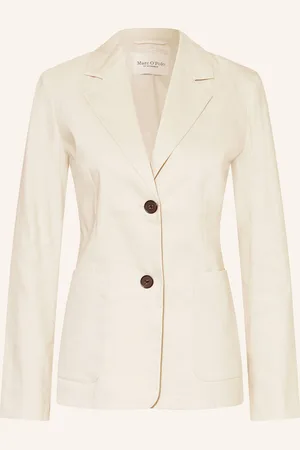 Marc O’ Polo Blazer Mit Leinen weiss