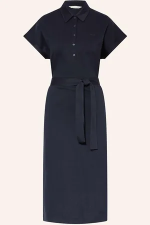 GANT Piqué-Polokleid blau
