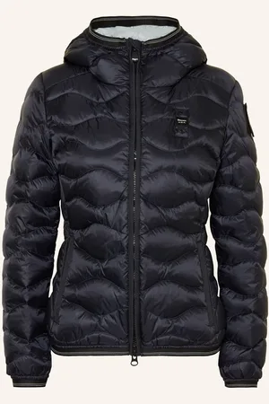Blauer Daunenjacke Camelia Mit Schmucksteinen blau