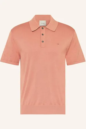 Calvin Klein Strick-Poloshirt rosa