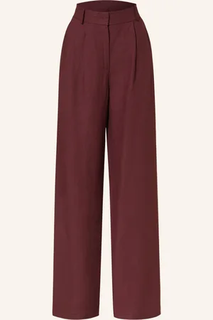 Patrizia Pepe Marlenehose Mit Leinen rot