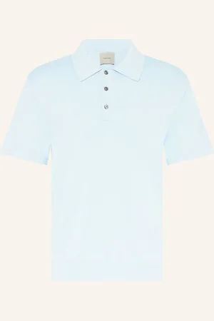 Calvin Klein Strick-Poloshirt blau
