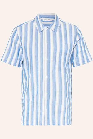 Samsøe Samsøe Samsøe Samsøe Kurzarm-Hemd Saavan Regular Fit blau