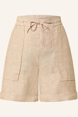 Opus Leinenshorts Melane beige
