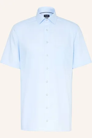 Olymp Kurzarm-Hemd Luxor Modern Fit blau