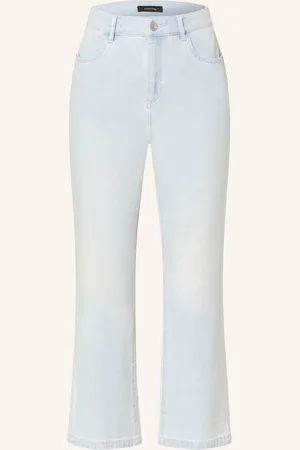 Comma, Flared Jeans blau