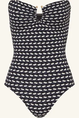 Seafolly Bandeau-Badeanzug Mala schwarz