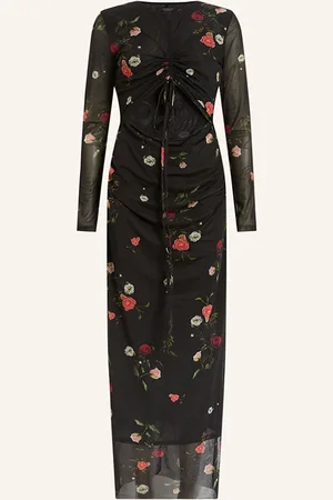 AllSaints Kleid Kathy Mit Cut-Out schwarz